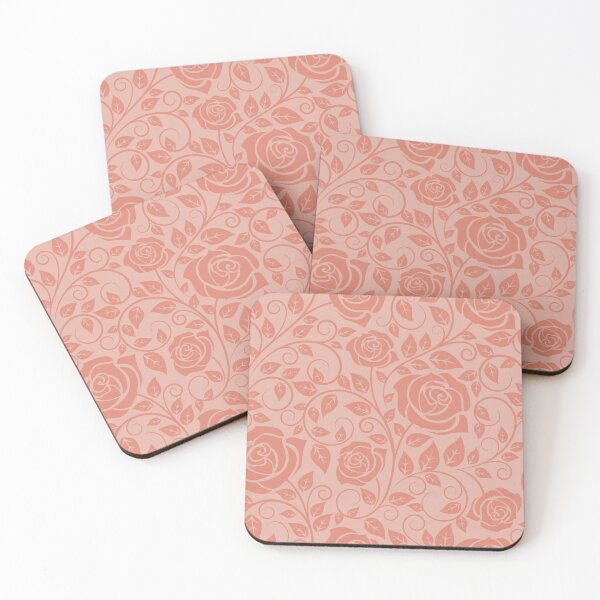Item preview, pattern of pink roses, designed and sold by LuFilu.