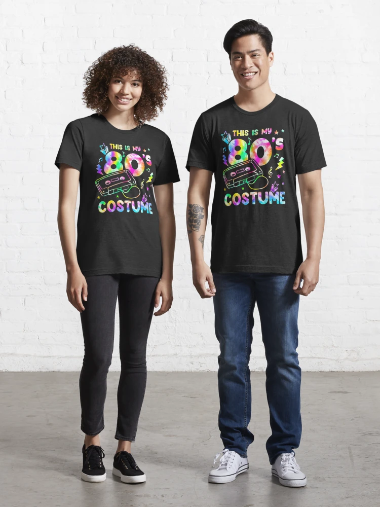 This Is My 80's Costume Outfit Retro Party Men Women Kids Essential T- Shirt for Sale by Sonali69