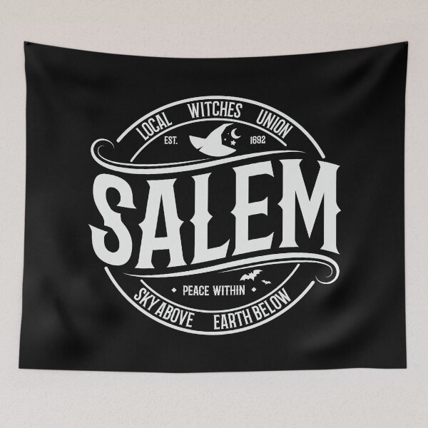 Aperçu de l'œuvre Union locale des sorcières de Salem. Film mignon d'Halloween. Halloween drôle. Autocollant mignon de Salem. Cadeau ennemi Halloween. créée et vendue par Aknarin Thika.