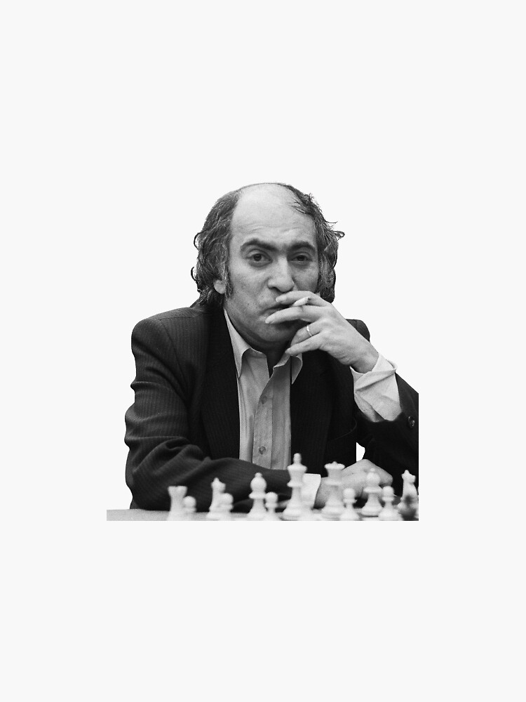 Iconic Mikhail Tal Chess Sticker Sticker for Sale by sport-stickers