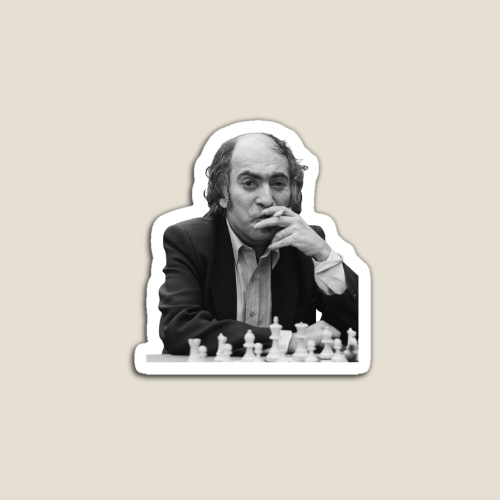 Iconic Mikhail Tal Chess Sticker Sticker for Sale by sport-stickers