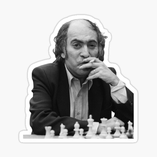 Iconic Mikhail Tal Chess Sticker Sticker for Sale by sport