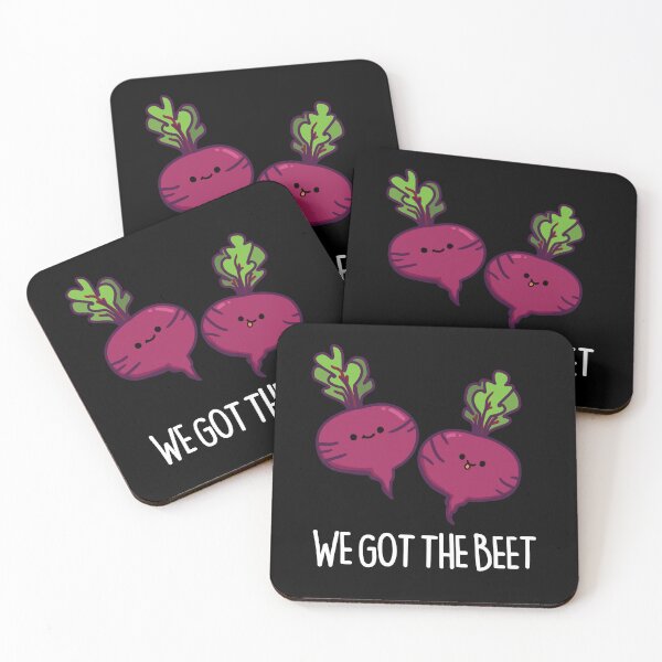 Item preview, We Got The Beet Funny Veggie Puns (Dark BG) designed and sold by punnybone.