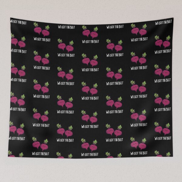 Item preview, We Got The Beet Funny Veggie Puns (Dark BG) designed and sold by punnybone.