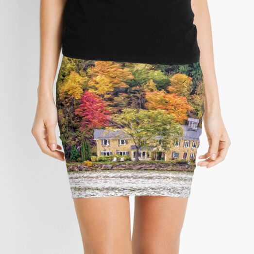 Autumn by the Lake Mini Skirt