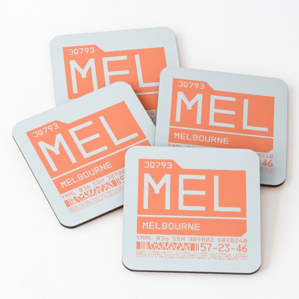 Item preview, Luggage Tag C - MEL Melbourne Australia designed and sold by VoodooCircus.