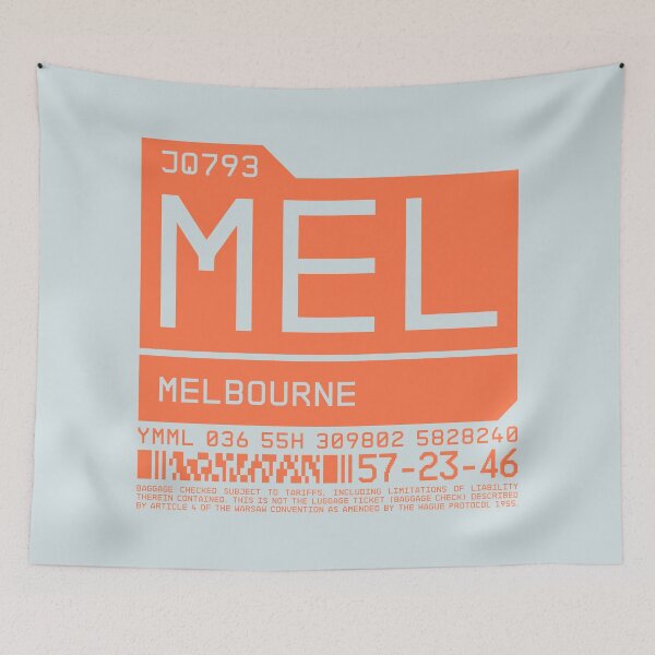 Item preview, Luggage Tag C - MEL Melbourne Australia designed and sold by VoodooCircus.
