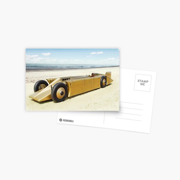 Golden Arrow on Daytona Beach Postcard