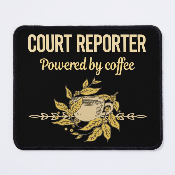 Item preview, Powered By Coffee Court Reporter designed and sold by toniabrendaom.