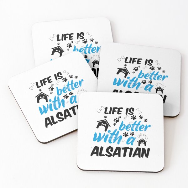 Item preview, life is better with a alsatian designed and sold by randomdogshirt.