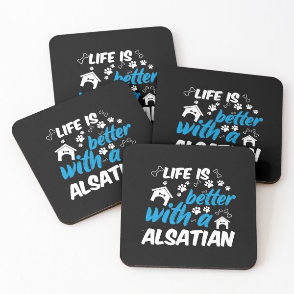 Item preview, life is better with a alsatian designed and sold by randomdogshirt.