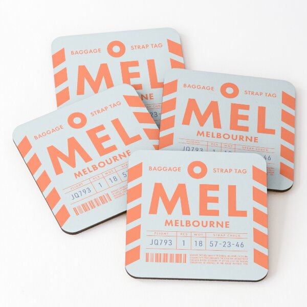 Item preview, Luggage Tag D - MEL Melbourne Australia designed and sold by VoodooCircus.