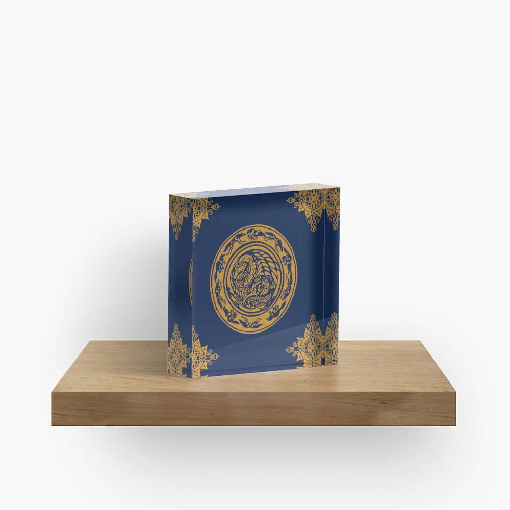 Dragons Hunt As Wolves Acrylic Block