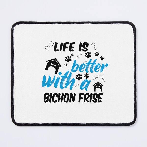 Item preview, life is better with a bicon frise designed and sold by randomdogshirt.