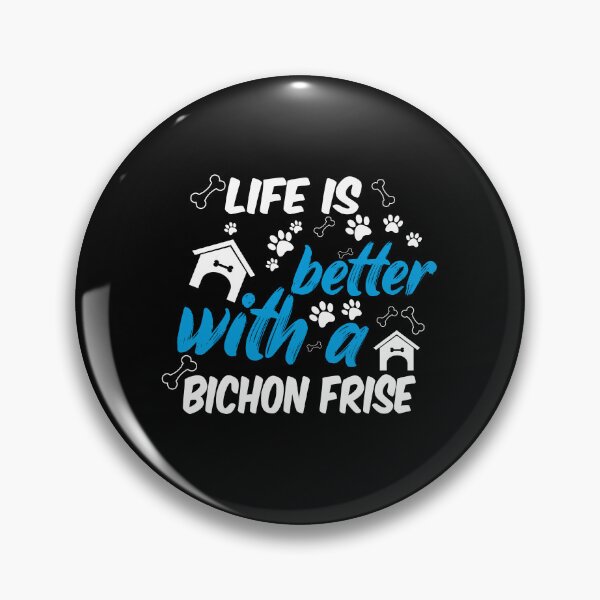 Item preview, life is better with a bicon frise designed and sold by randomdogshirt.