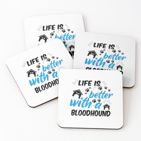 Item preview, life is better with a bloodhound designed and sold by randomdogshirt.