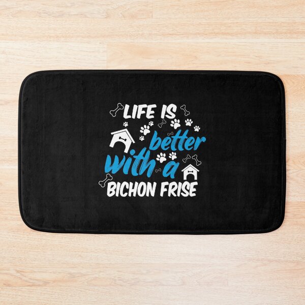 Item preview, life is better with a bicon frise designed and sold by randomdogshirt.
