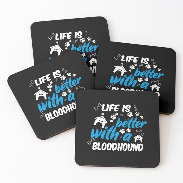 Item preview, life is better with a bloodhound designed and sold by randomdogshirt.