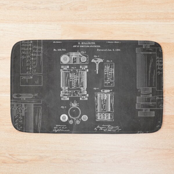 Item preview, First Computer Patent - Technology Art - Black Chalkboard designed and sold by patentpress.