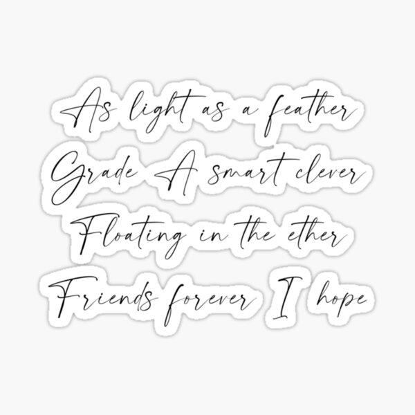 "Wolf Alice Beautifully Unconventional " Sticker for Sale by