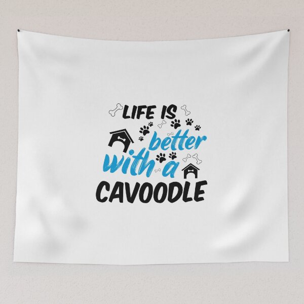 Item preview, life is better with a cavoodle designed and sold by randomdogshirt.