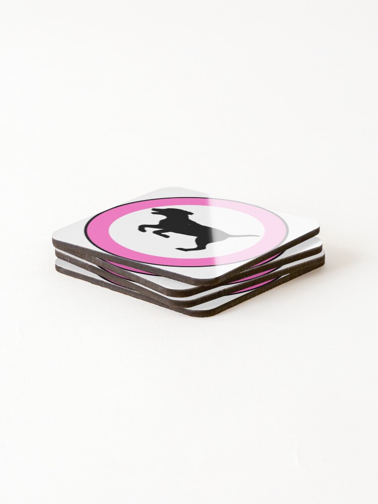 Thumbnail 4 of 5, Coasters (Set of 4), DOG RUN designed and sold by BAASHWEAR.