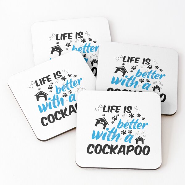 Item preview, life is better with a cockapo designed and sold by randomdogshirt.