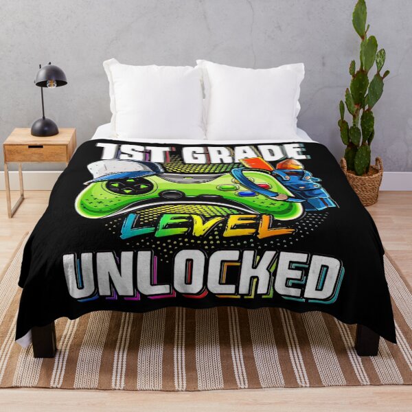 Item preview, 1st Grade Level Unlocked Video Game Back to School Boys-3 designed and sold by BargerStore.