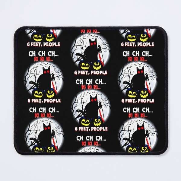 Item preview, Black Cat Halloween Six Feet People designed and sold by WoodburyLake.
