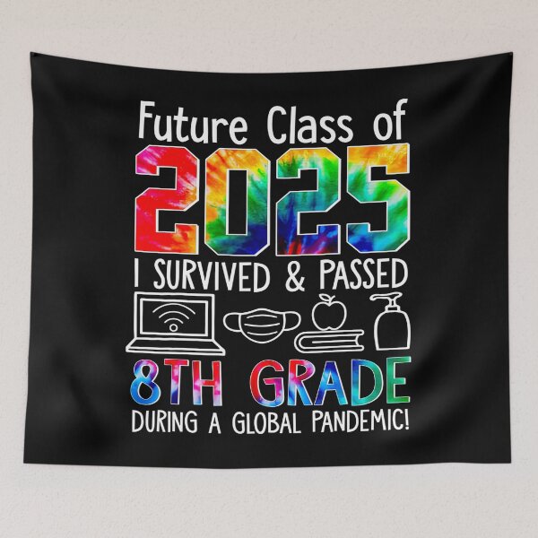Item preview, 1ydy Colourful Class Of 2025 Eighth Grade Back To School _1 designed and sold by BargerStore.