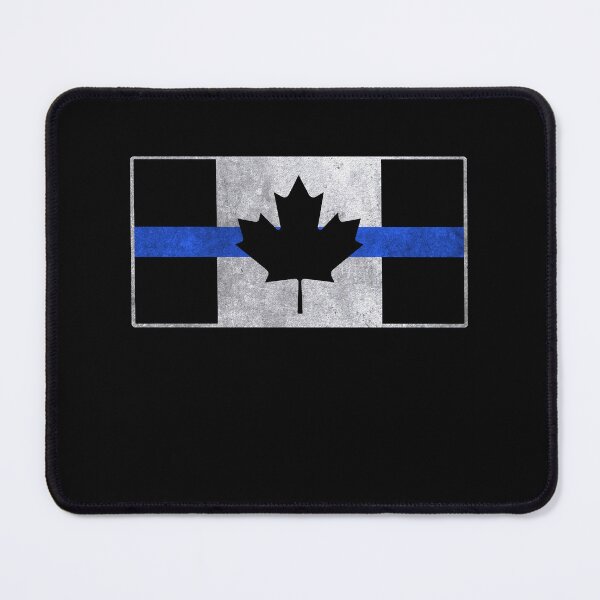 Aperçu de l'œuvre Canadian Flag Police Thin Blue Line  créée et vendue par toddroot96.