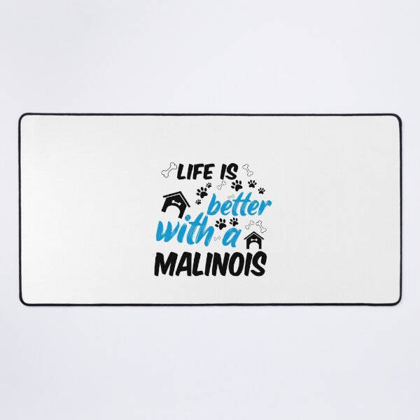 Item preview, life is better with a malinois designed and sold by randomdogshirt.