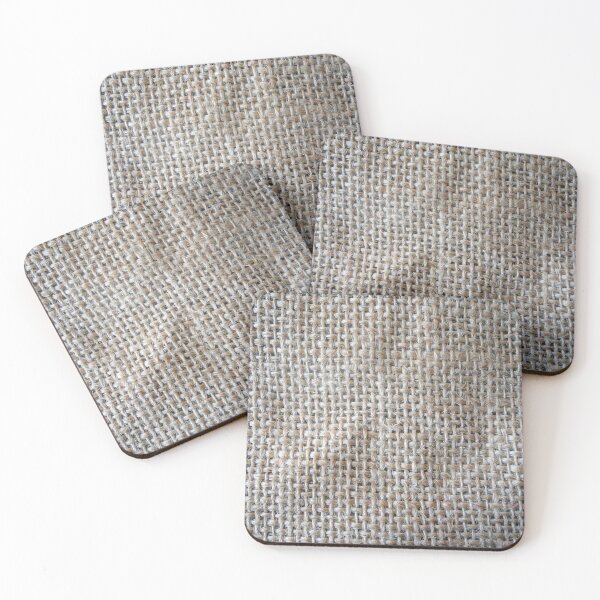 Item preview, Rustic Woolen Cotton Linen Burlap Nature Eco Gray Solid designed and sold by tanabe.