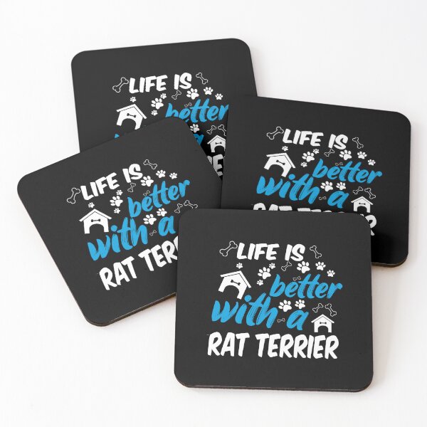 Item preview, life is better with a rat terrier designed and sold by randomdogshirt.