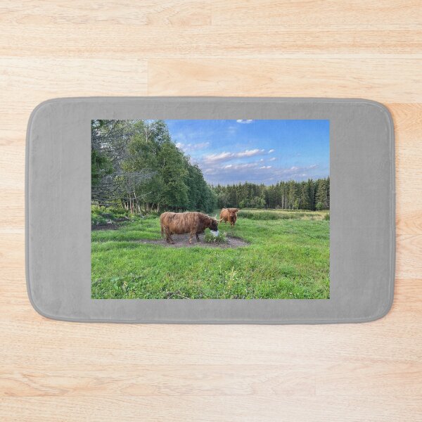Item preview, Scottish Highland Cattle Cow drinking 4025 designed and sold by SaarelaHighland.