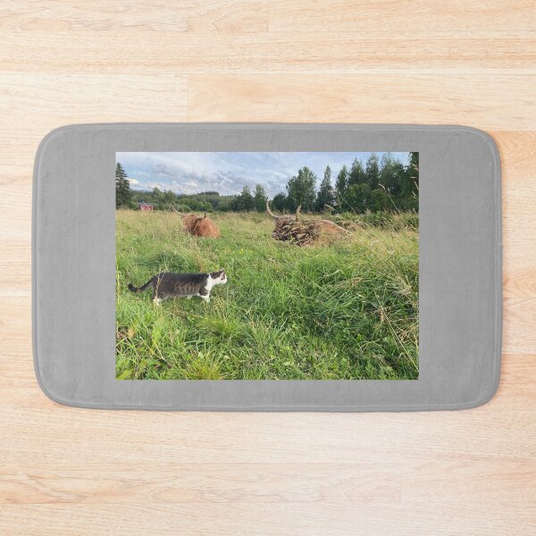 Item preview, Scottish Highland Cattle Cows and cat 4026 designed and sold by SaarelaHighland.