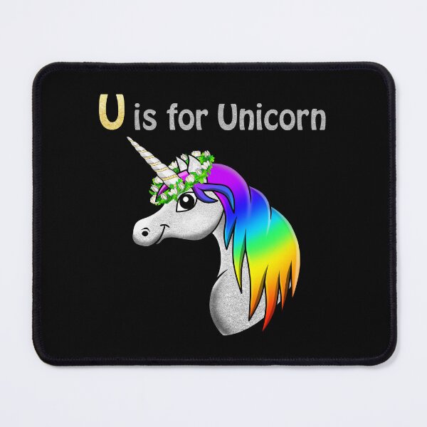 Item preview, Unicorn Statement  - U is for Unicorn designed and sold by talgursmusthave.