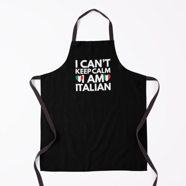 Italian Girls are always Right - Funny Italiano humour Apron for Sale by  elhefe