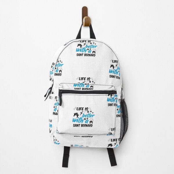 Item preview, life is better with a saint bernard designed and sold by randomdogshirt.