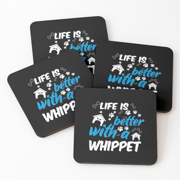 Item preview, life is better with a whippet designed and sold by randomdogshirt.