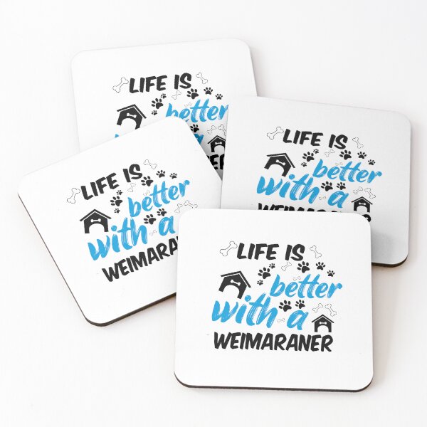 Item preview, life is better with a weimaraner designed and sold by randomdogshirt.