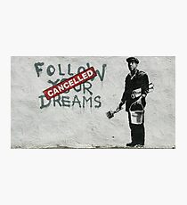 Banksy - Folge deinen Träumen Fotodruck