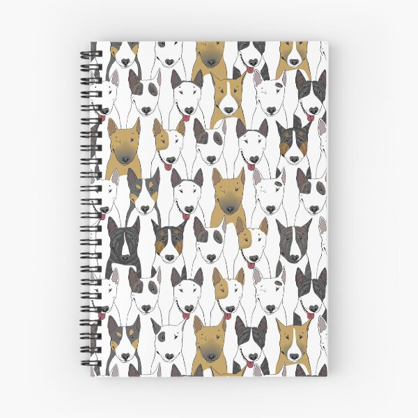 Item preview, Funny bull terriers pattern designed and sold by KateZab.