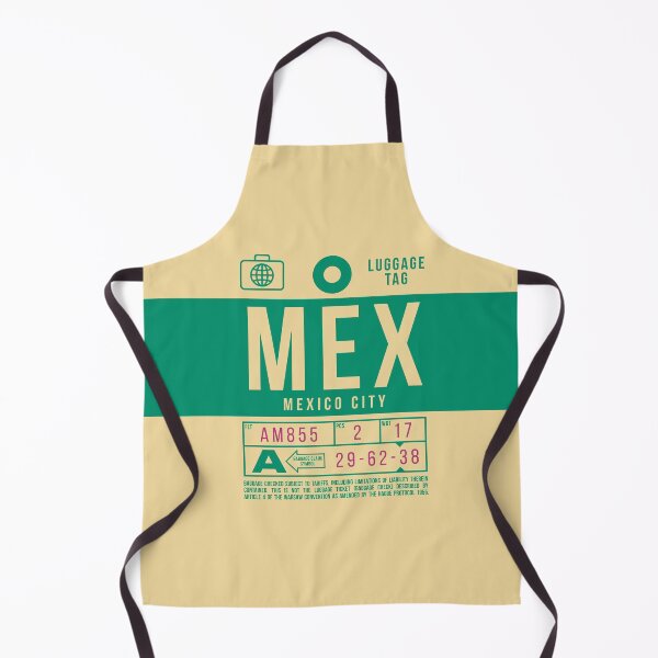 Aperçu de l'œuvre Luggage Tag B - MEX Mexico City créée et vendue par VoodooCircus.