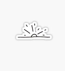 Sonne Gekritzel Sticker