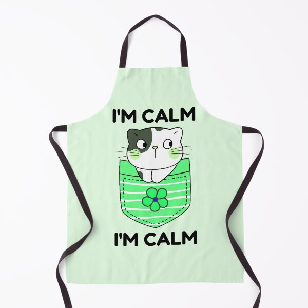 Item preview, I'm Calm | I Am Calm | Kawaii Kawaii Cat designed and sold by SpeakLifeHQ.