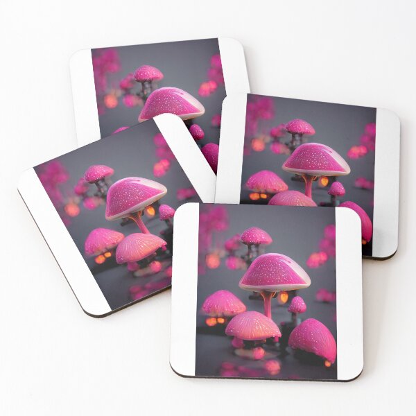 Item preview, Neon Glass Mushrooms designed and sold by KarmicMushroom.