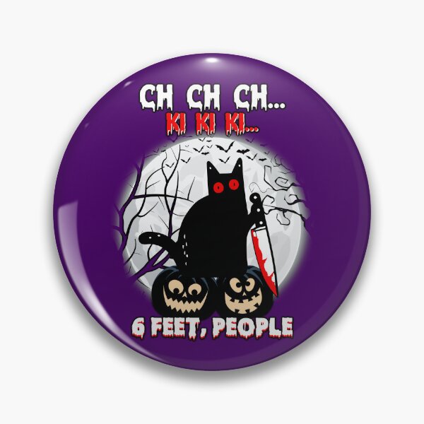 Item preview, Black Cat Halloween Six Feet People designed and sold by WoodburyLake.
