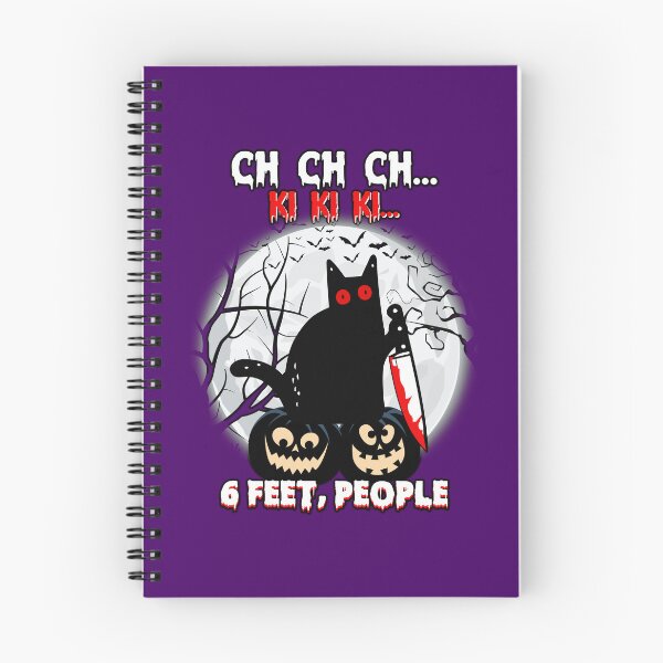 Item preview, Black Cat Halloween Six Feet People designed and sold by WoodburyLake.