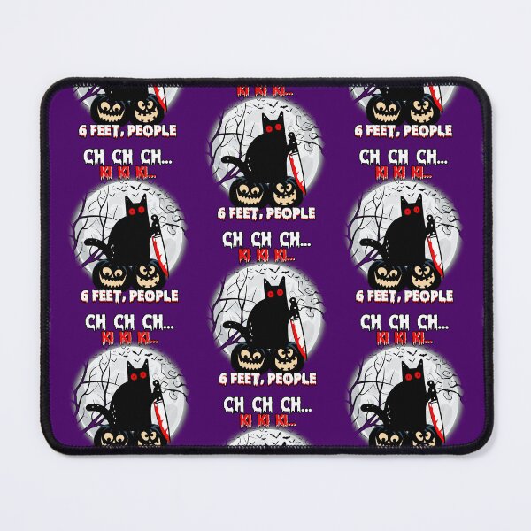 Item preview, Black Cat Halloween Six Feet People designed and sold by WoodburyLake.
